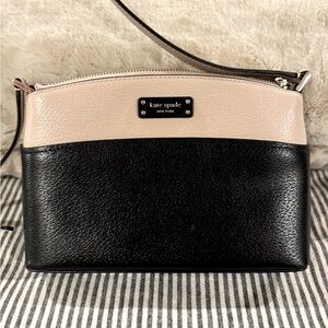 Kate Spade bag with long strap. Two toned. Like new.